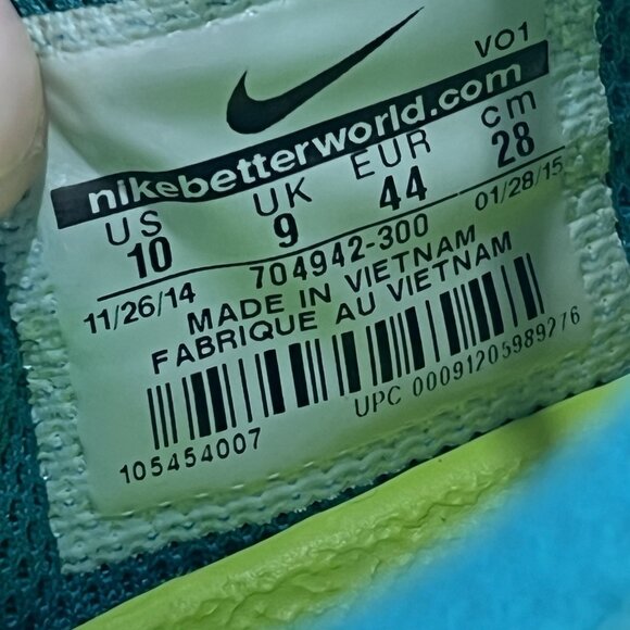 Nike Kobe Mentality Mens Size 10 Athletic Basketball Sneakers Easter main image 8